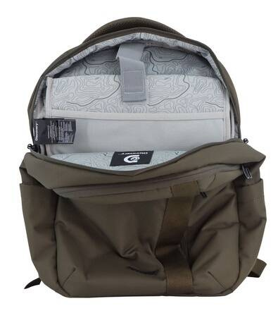Plecak na laptopa z poliestru Discovery Downtown 941 khaki