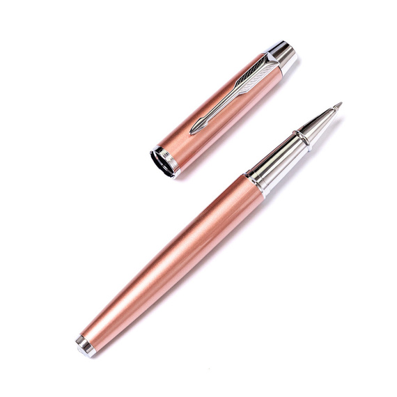 Długopis metalowy Peterson 222-GB srebrno-jasnoróżowy