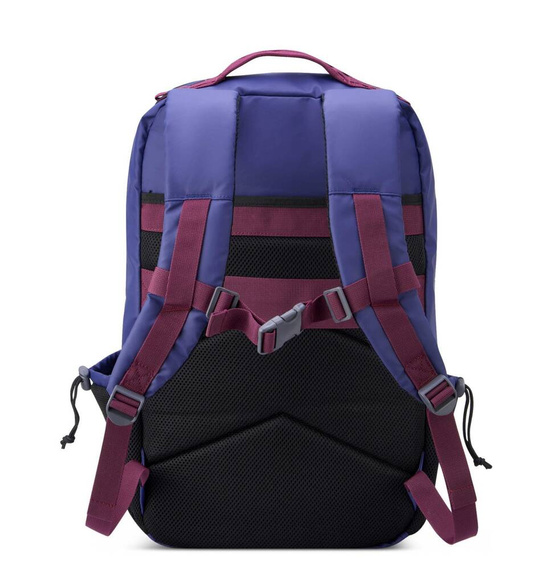Plecak na laptopa z poliestru Delsey Jeep JS010B fioletowy