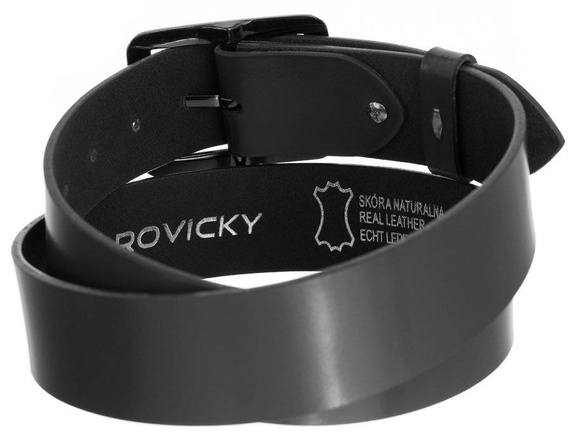 Pasek damski skórzany Rovicky PRD-4-N-105 szary