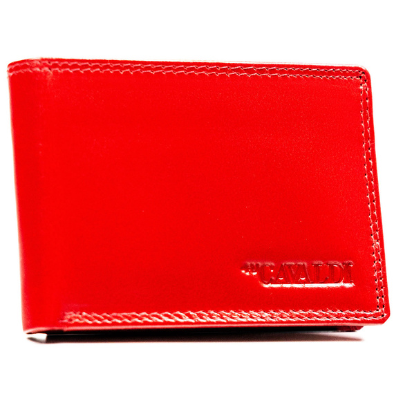 Etui na karty skórzane 4U Cavaldi CW1017-LGV czerwone