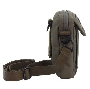 Saszetka na ramię z poliestru Discovery Downtown 910 khaki
