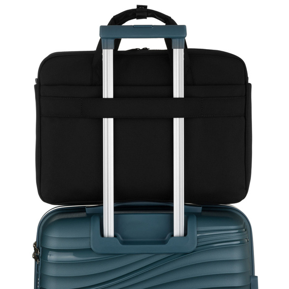 Torba na laptopa męska z cordury Peterson 73226 czarna