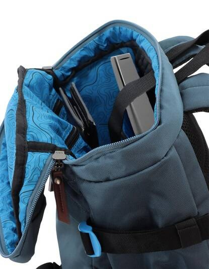 Plecak na laptopa z poliestru Discovery Icon 723 niebieski