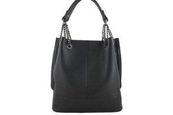 Torebka damska shopper skórzana Barberini's 810-1 czarna