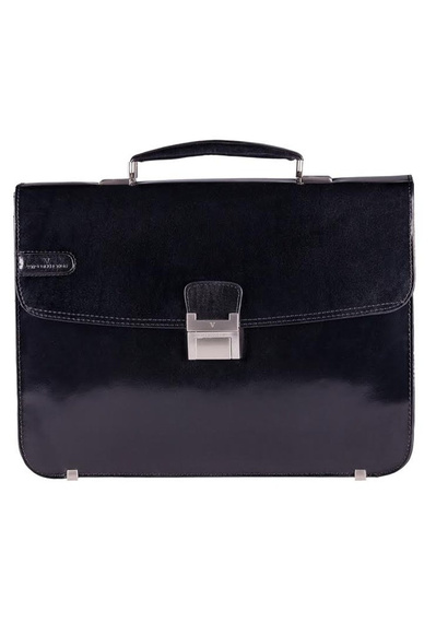 Aktówka męska skórzana Vip Collection Y39871 czarna