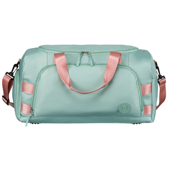 Torba sportowa Peterson 24427 różowo-jasnozielona