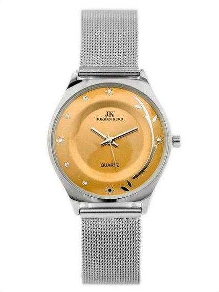 Zegarek damski na bransolecie Jordan Kerr C2765 srebrny