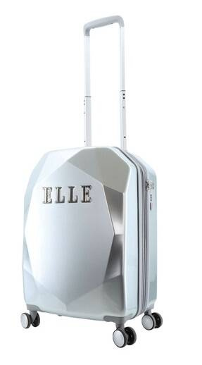 Walizka kabinowa ABS Elle Diamond 55 srebrna