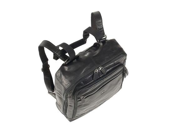 Plecak z eko skóry Beverly Hills Polo Club BH-1338 czarny
