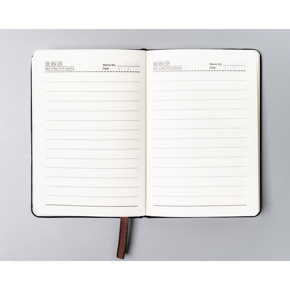 Notes A6 w linie Peterson NOT-6-LN-54 czarny