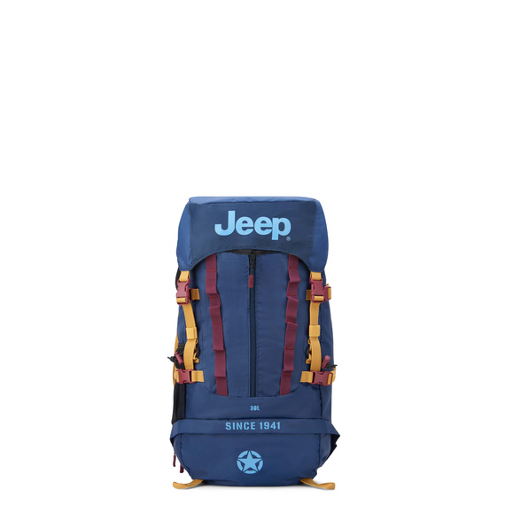 Plecak turystyczny z poliestru Delsey Jeep JS017A niebieski