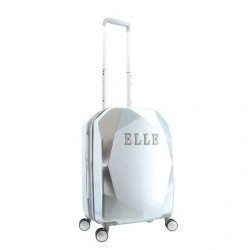 Walizka kabinowa ABS Elle Diamond 55 srebrna