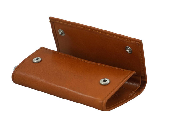 Etui na klucze skórzane Barberini's 7023-12 jasnobrązowe