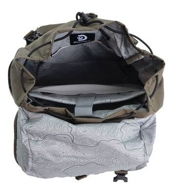 Plecak na laptopa z poliestru Discovery Downtown 943 khaki