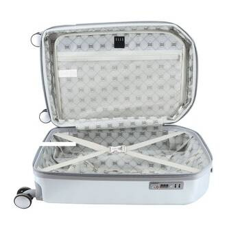 Walizka kabinowa ABS Elle Diamond 55 srebrna