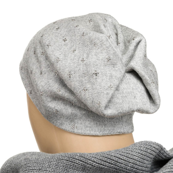 Czapka zimowa damska Peterson HAT-04 szara
