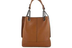 Torebka damska shopper Barberini's 810-12 jasnobrązowa