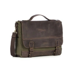 Torba na laptopa skórzana Vooc EC1 khaki