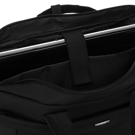Torba na laptopa męska z cordury Peterson 73226 czarna