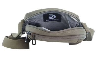 Saszetka na ramię z poliestru Discovery Downtown 912 khaki