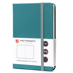 Notes A6 w kropki Peterson NOT-6-KP-54 zielony