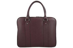 Aktówka damska na dokumenty Barberini's 602-5 bordowa