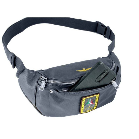 Nerka z eko skóry Aeronautica Militare AM-472 granatowa