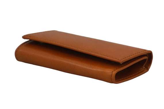 Etui na klucze skórzane Barberini's 7023-12 jasnobrązowe