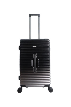 Walizka średnia twarda ABS Saxoline Elite Trunk 65 czarna