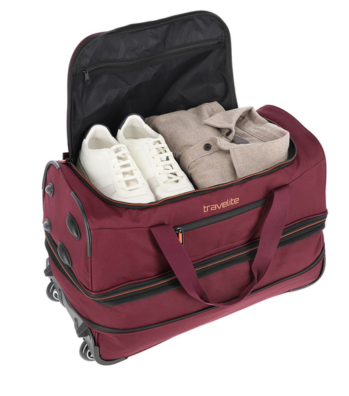Torba podróżna z poliestru Travelite Basics bordowa