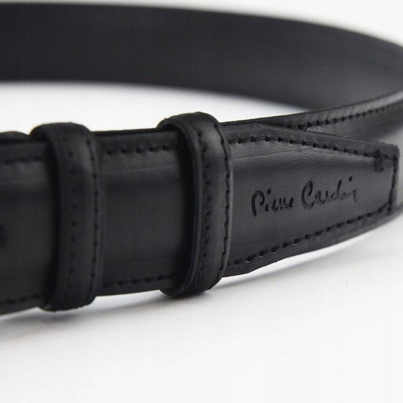 Pasek męski skórzany Pierre Cardin 6209 czarny