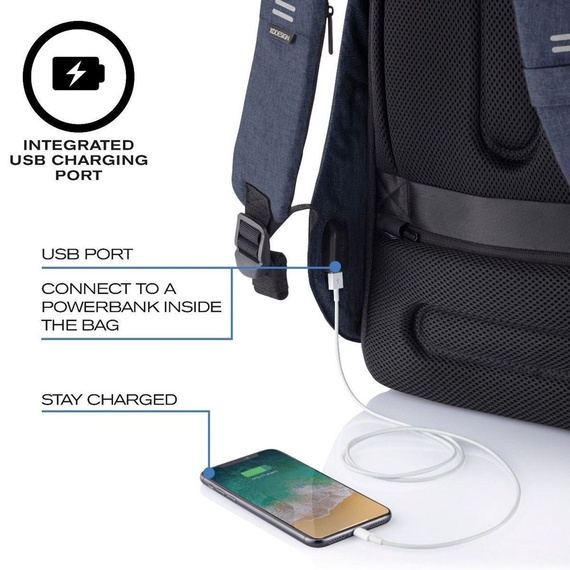 Plecak na laptopa XD Design Bobby Hero Small granatowy