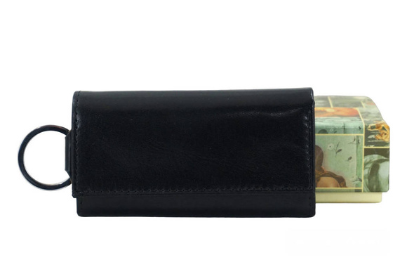 Etui na klucze skórzane Barberini's 7023-1 czarne