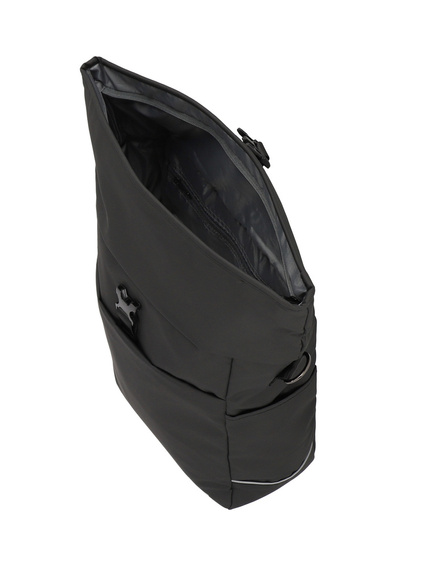 Torba na rower z poliestru Travelite Basics czarna