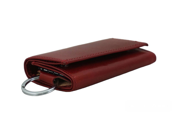 Etui na klucze skórzane Barberini's 7023-13 czerwone