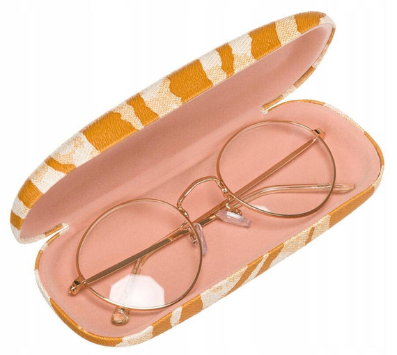 Etui na okulary damskie 4U Cavaldi R-1431 musztardowe