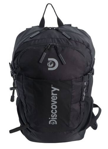 Plecak podróżny z poliestru Discovery Outdoor 611 czarny