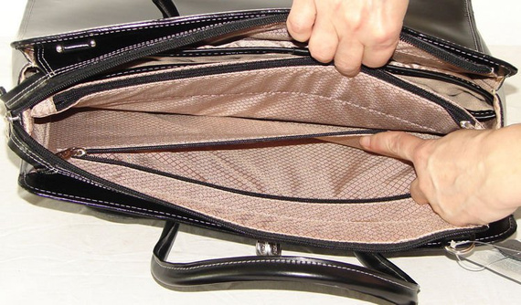 Torba na laptopa damska McKlein Lake Forest czarna