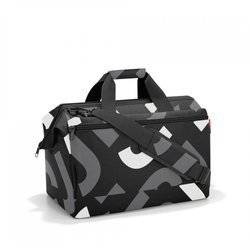 Torba Reisenthel allrounder L pocket czarna w szare litery