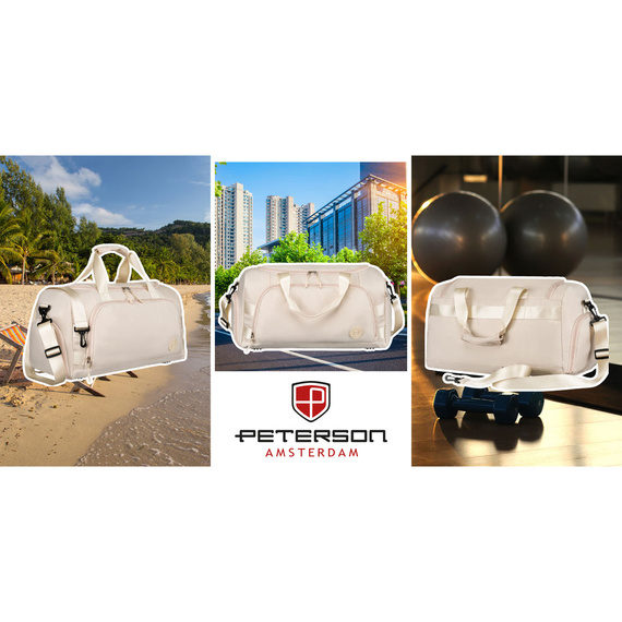 Torba sportowa Peterson 24427 beżowa