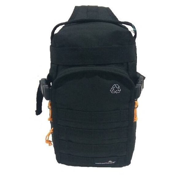 Torba na ramię z poliestru MOORHEAD Slim Bag czarna