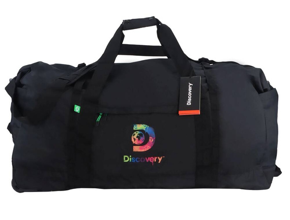 Torba podróżna z poliestru Discovery Drive 12114 czarna