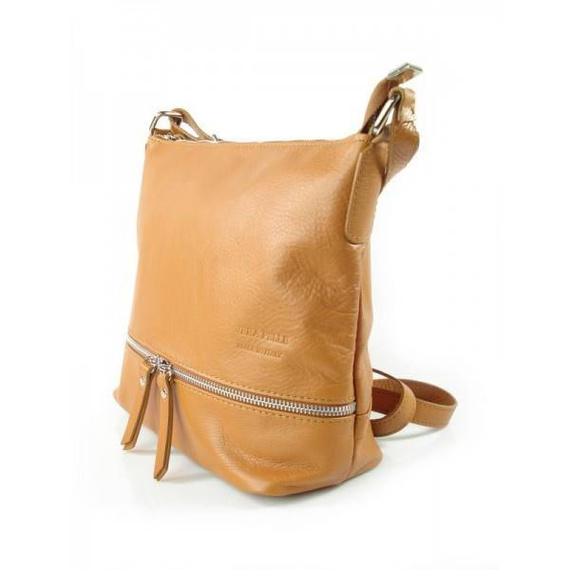 Listonoszka damska skórzana Vera Pelle VP1033C camel