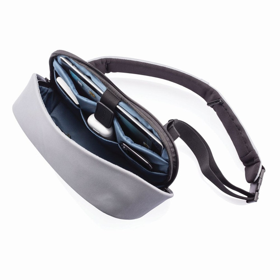 Plecak miejski z poliestru XD Design Bobby Sling szary