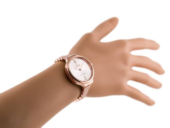 Zegarek damski fashion G. Rossi 11696B-3D3 różowe złoto