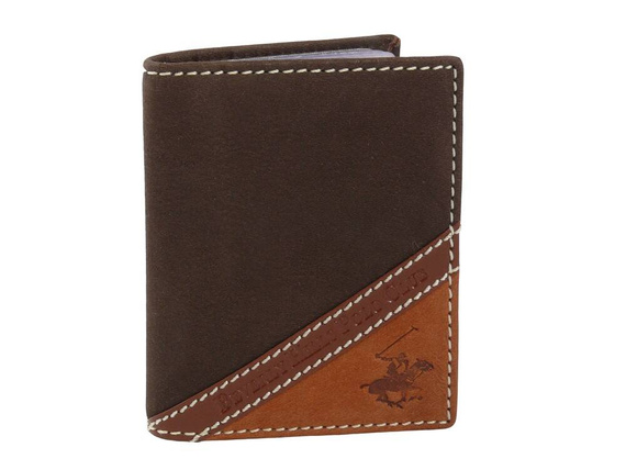 Etui na karty Beverly Hills Polo Club BH-374 brązowe