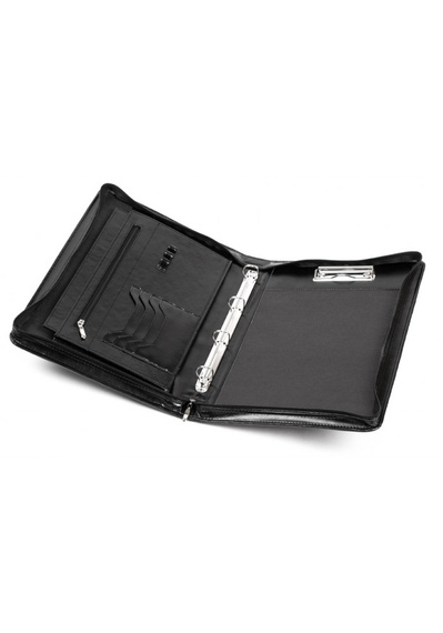 Teczka na dokumenty z eko skóry Vip Collection AK-03 czarna