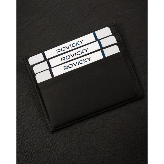 Etui na karty skórzane CC323-ACL czarne