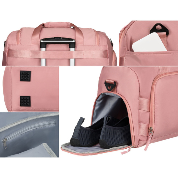 Torba sportowa Peterson 24427 różowa